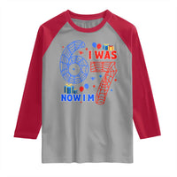Spider Boy I Was 6 Now I Am 7 Raglan Shirt Seventh Birthday Gift - Wonder Print Shop