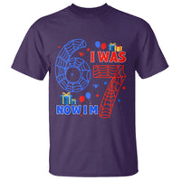 Spider Boy I Was 6 Now I Am 7 T Shirt Seventh Birthday Gift - Wonder Print Shop