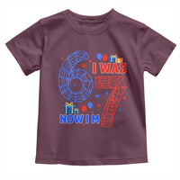 Spider Boy I Was 6 Now I Am 7 Toddler T Shirt Seventh Birthday Gift - Wonder Print Shop