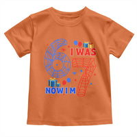 Spider Boy I Was 6 Now I Am 7 Toddler T Shirt Seventh Birthday Gift - Wonder Print Shop