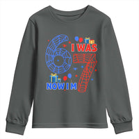 Spider Boy I Was 6 Now I Am 7 Youth Sweatshirt Seventh Birthday Gift - Wonder Print Shop