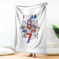 I Was 6 Now I Am 7 Throw Blanket Spider Themed Birthday Boy - Wonder Print Shop