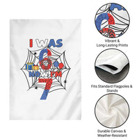 I Was 6 Now I Am 7 Garden Flag Spider Themed Birthday Boy - Wonder Print Shop