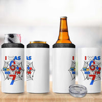 I Was 6 Now I Am 7 4 in 1 Can Cooler Tumbler Spider Themed Birthday Boy - Wonder Print Shop