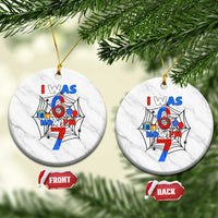 I Was 6 Now I Am 7 Ceramic Ornament Spider Themed Birthday Boy - Wonder Print Shop