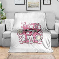 Seven Years Old Birthday Girl Throw Blanket I Was 6 Now I Am 7 - Wonder Print Shop
