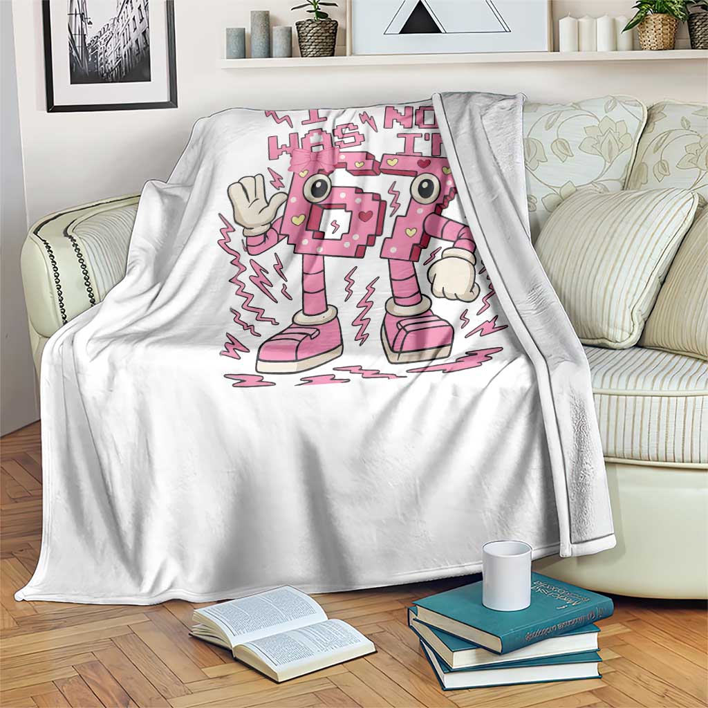 Seven Years Old Birthday Girl Throw Blanket I Was 6 Now I Am 7 - Wonder Print Shop