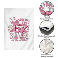 Seven Years Old Birthday Girl Garden Flag I Was 6 Now I Am 7 - Wonder Print Shop