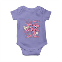 Seven Years Old Birthday Girl Baby Onesie I Was 6 Now I Am 7 - Wonder Print Shop