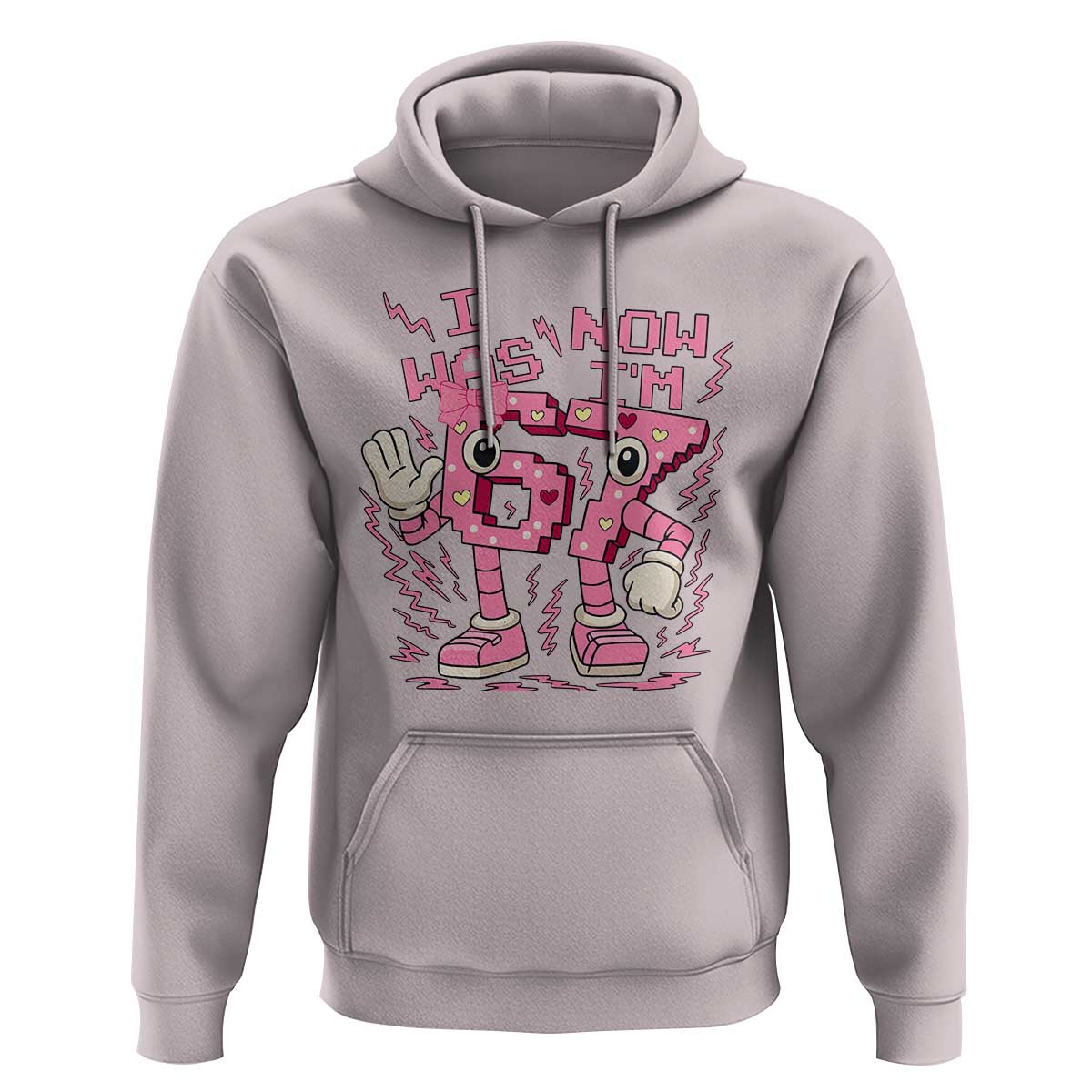 Seven Years Old Birthday Girl Hoodie I Was 6 Now I Am 7 - Wonder Print Shop