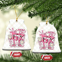 Seven Years Old Birthday Girl Ceramic Ornament I Was 6 Now I Am 7 - Wonder Print Shop
