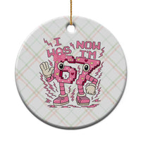 Seven Years Old Birthday Girl Ceramic Ornament I Was 6 Now I Am 7 - Wonder Print Shop