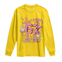 Seven Years Old Birthday Girl Long Sleeve Shirt I Was 6 Now I Am 7 - Wonder Print Shop