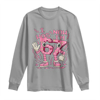 Seven Years Old Birthday Girl Long Sleeve Shirt I Was 6 Now I Am 7 - Wonder Print Shop