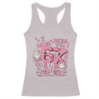 Seven Years Old Birthday Girl Racerback Tank Top I Was 6 Now I Am 7 - Wonder Print Shop