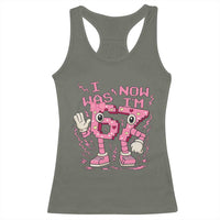 Seven Years Old Birthday Girl Racerback Tank Top I Was 6 Now I Am 7 - Wonder Print Shop
