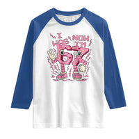 Seven Years Old Birthday Girl Raglan Shirt I Was 6 Now I Am 7 - Wonder Print Shop