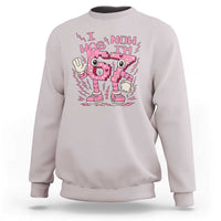Seven Years Old Birthday Girl Sweatshirt I Was 6 Now I Am 7 - Wonder Print Shop