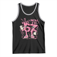Seven Years Old Birthday Girl Tank Top I Was 6 Now I Am 7 - Wonder Print Shop