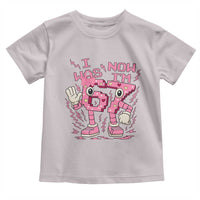 Seven Years Old Birthday Girl Toddler T Shirt I Was 6 Now I Am 7 - Wonder Print Shop