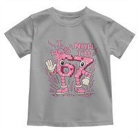 Seven Years Old Birthday Girl Toddler T Shirt I Was 6 Now I Am 7 - Wonder Print Shop
