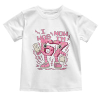 Seven Years Old Birthday Girl Toddler T Shirt I Was 6 Now I Am 7 - Wonder Print Shop