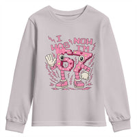 Seven Years Old Birthday Girl Youth Sweatshirt I Was 6 Now I Am 7 - Wonder Print Shop