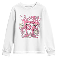 Seven Years Old Birthday Girl Youth Sweatshirt I Was 6 Now I Am 7 - Wonder Print Shop