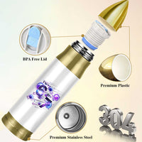 Funny Galaxy Space Birthday Bullet Tumbler I Was Six Now I Am Seven - Wonder Print Shop