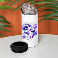 Funny Galaxy Space Birthday 4 in 1 Can Cooler Tumbler I Was Six Now I Am Seven - Wonder Print Shop