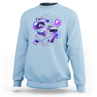 Funny Galaxy Space Birthday Sweatshirt I Was Six Now I Am Seven - Wonder Print Shop