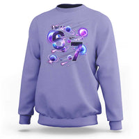 Funny Galaxy Space Birthday Sweatshirt I Was Six Now I Am Seven - Wonder Print Shop