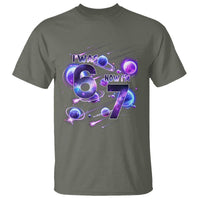 Funny Galaxy Space Birthday T Shirt I Was Six Now I Am Seven - Wonder Print Shop