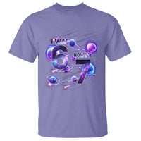 Funny Galaxy Space Birthday T Shirt I Was Six Now I Am Seven - Wonder Print Shop
