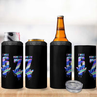 Funny I Was 6 Now I Am 7 4 in 1 Can Cooler Tumbler Iridescent Effect Printed Kids Birthday - Wonder Print Shop