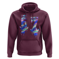 Funny I Was 6 Now I Am 7 Hoodie Iridescent Effect Printed Kids Birthday - Wonder Print Shop