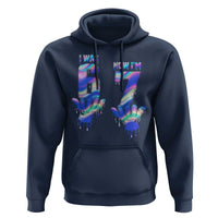 Funny I Was 6 Now I Am 7 Hoodie Iridescent Effect Printed Kids Birthday - Wonder Print Shop