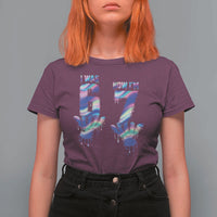 Funny I Was 6 Now I Am 7 T Shirt For Women Iridescent Effect Printed Kids Birthday - Wonder Print Shop