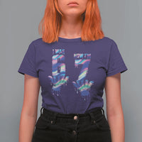 Funny I Was 6 Now I Am 7 T Shirt For Women Iridescent Effect Printed Kids Birthday - Wonder Print Shop