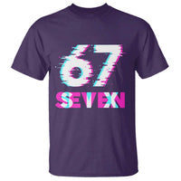 Glitch Optical Illusion Six Seven Meme T Shirt Gen Alpha Slang Gift - Wonder Print Shop
