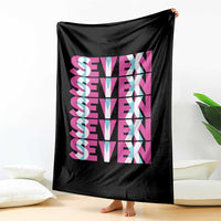 Six Seven Glitch Optical Illusion Meme Throw Blanket Funny Gen Z Alpha Gift - Wonder Print Shop