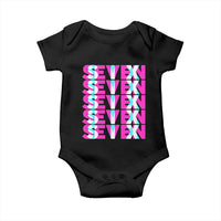 Six Seven Glitch Optical Illusion Meme Baby Onesie Funny Gen Z Alpha Gift - Wonder Print Shop