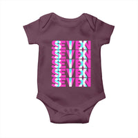 Six Seven Glitch Optical Illusion Meme Baby Onesie Funny Gen Z Alpha Gift - Wonder Print Shop