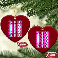 Six Seven Glitch Optical Illusion Meme Ceramic Ornament Funny Gen Z Alpha Gift - Wonder Print Shop