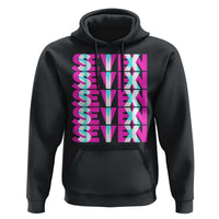 Six Seven Glitch Optical Illusion Meme Hoodie Funny Gen Z Alpha Gift - Wonder Print Shop