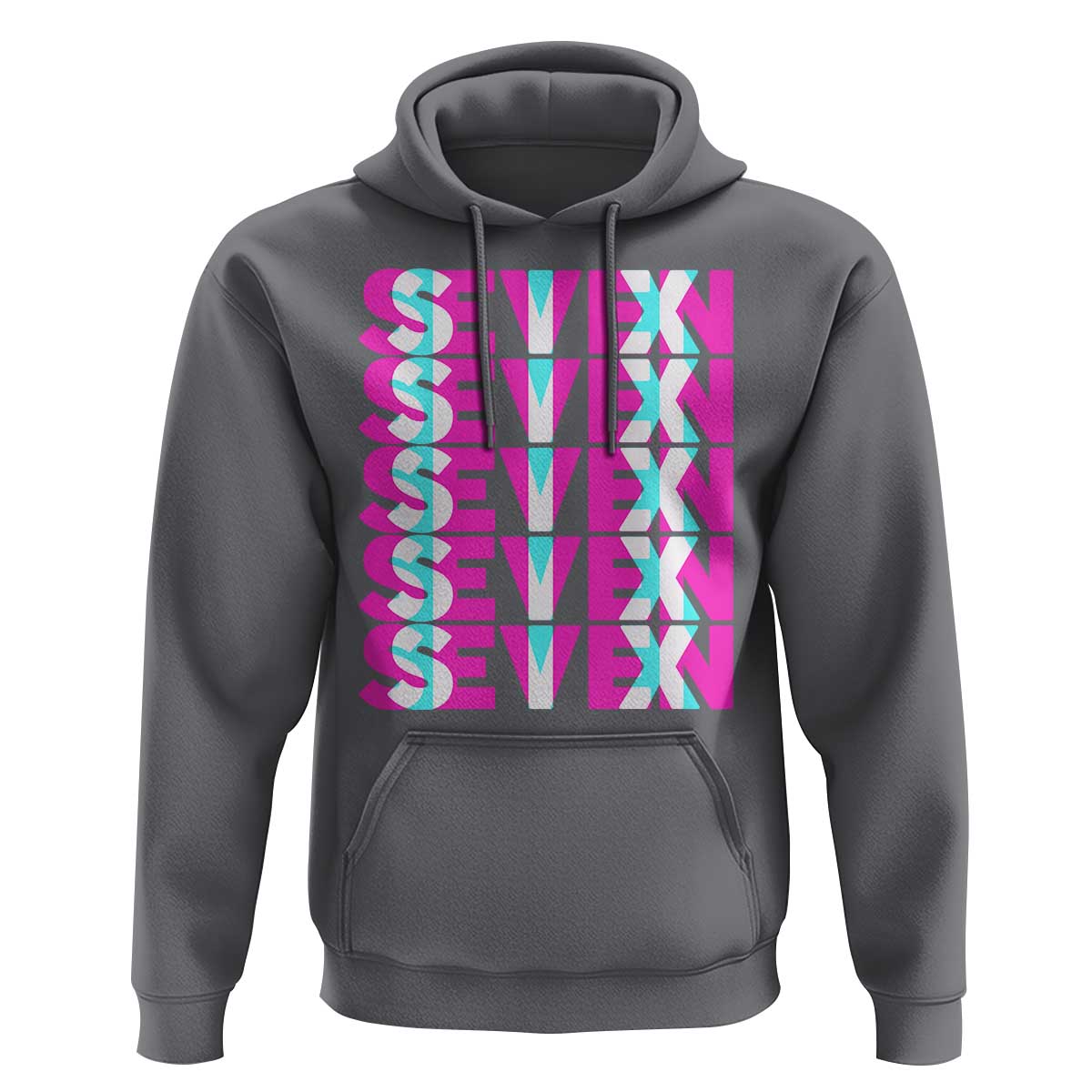 Six Seven Glitch Optical Illusion Meme Hoodie Funny Gen Z Alpha Gift - Wonder Print Shop