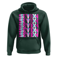 Six Seven Glitch Optical Illusion Meme Hoodie Funny Gen Z Alpha Gift - Wonder Print Shop