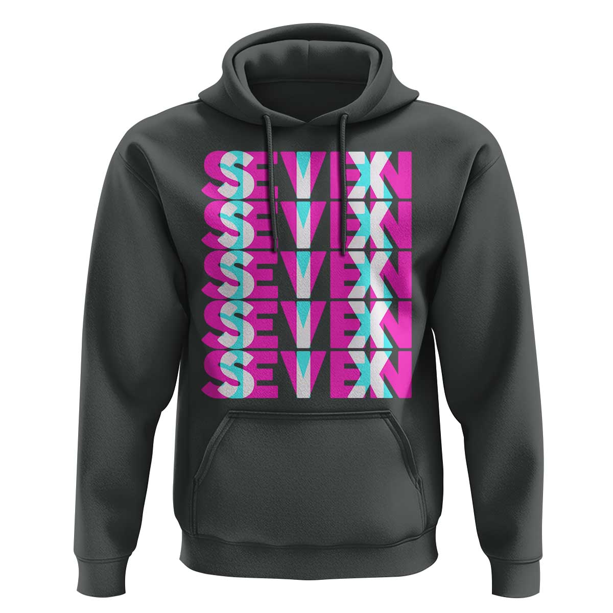 Six Seven Glitch Optical Illusion Meme Hoodie Funny Gen Z Alpha Gift - Wonder Print Shop
