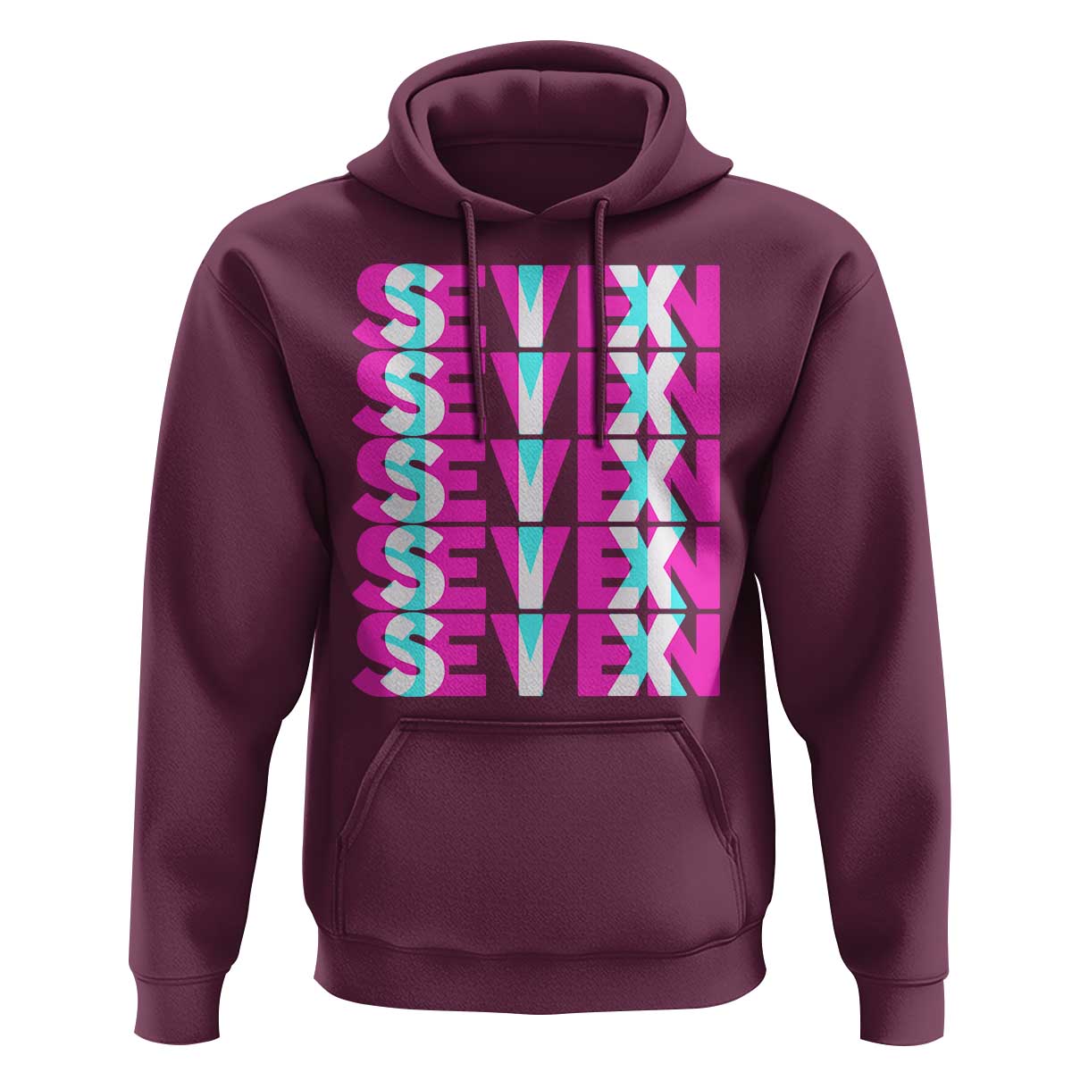 Six Seven Glitch Optical Illusion Meme Hoodie Funny Gen Z Alpha Gift - Wonder Print Shop