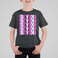 Six Seven Glitch Optical Illusion Meme T Shirt For Kid Funny Gen Z Alpha Gift - Wonder Print Shop